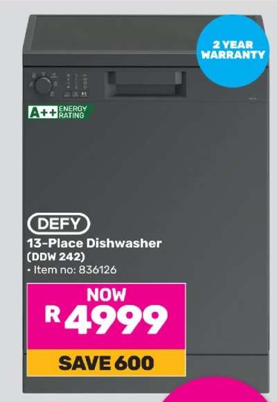 Defy 13 Place Dishwasher DDW 242