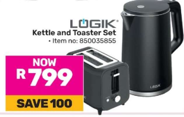 LOGIK Kettle and Toaster Set