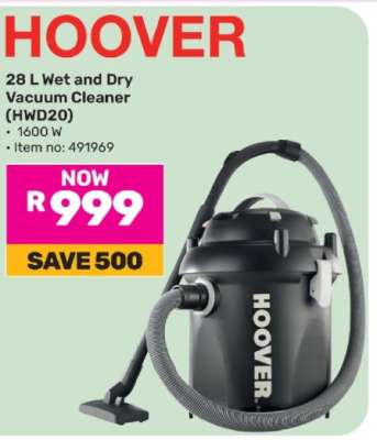 HOOVER 28 L Wet and Dry Vacuum Cleaner (HWD20)