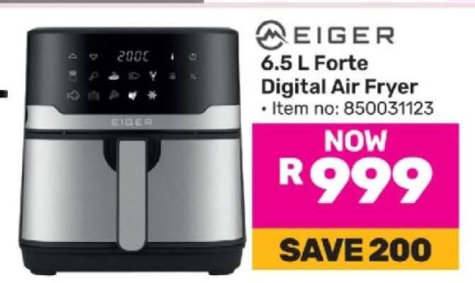 Eiger 6.5 L Forte Digital Air Fryer