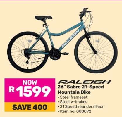 Raleigh 26" Sabre 21 Speed Mountain Bike
