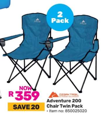 Adventure 200 Chair Twin Pack