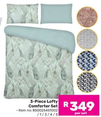 3-Piece Lofty Comforter Set