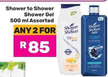 Shower to Shower Shower Gel 500 ml Assorted