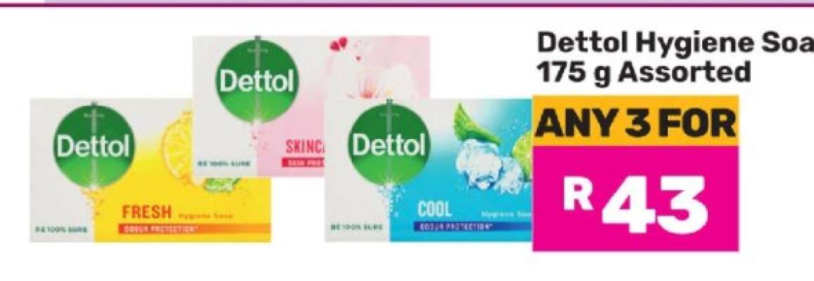 Dettol Hygiene Soap 175 g Assorted