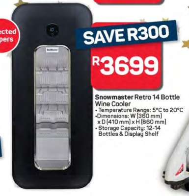 Snowmaster Retro 14 Bottle Wine Cooler