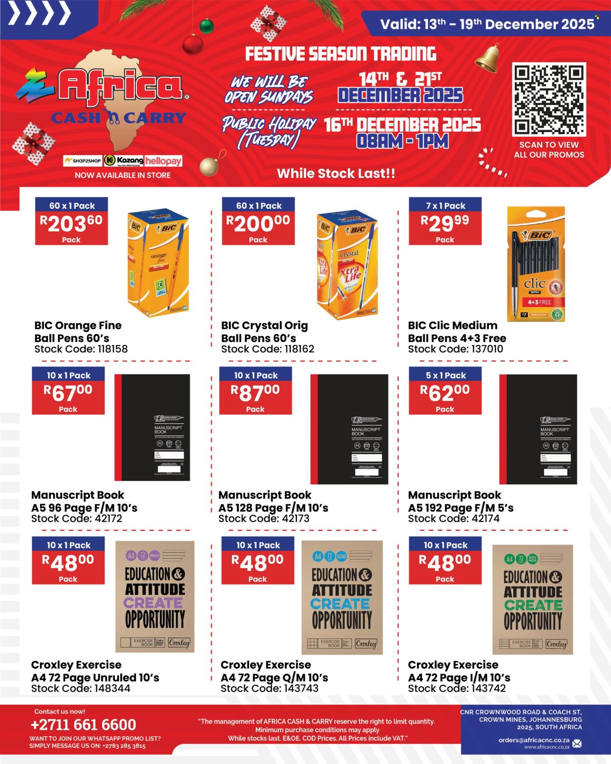 Africa Cash & Carry specials - 13/12/2025 - 19/12/2025. Page 2