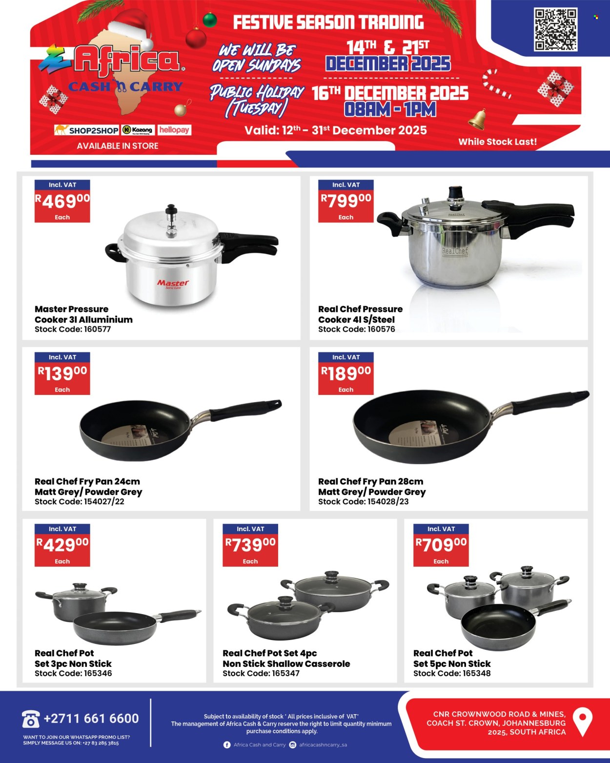 Africa Cash & Carry specials - 12/12/2025 - 31/12/2025. Page 1