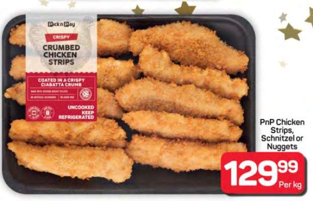 PnP Chicken Strips, Schnitzel or Nuggets