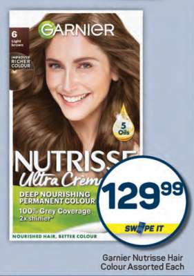 Garnier Nutrisse Hair Colour Assorted Each