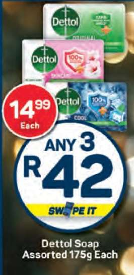 Dettol Soap Assorted 175g Each