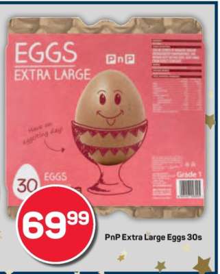PnP Extra Large Eggs 30s