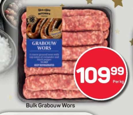 Bulk Grabouw Wors