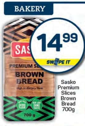 Sasko Premium Slices Brown Bread 700g