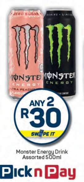 Monster Energy Drink Assorted 500ml