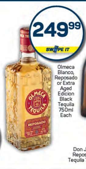 Olmeca Blanco, Reposado or Extra Aged Edicion Black Tequila 750ml Each