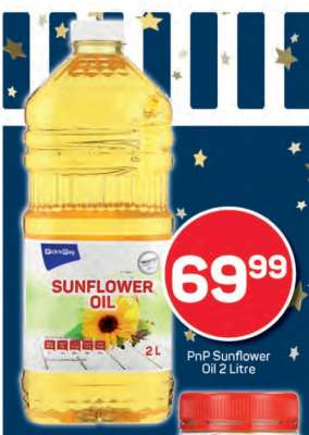 PnP Sunflower Oil 2 Litre