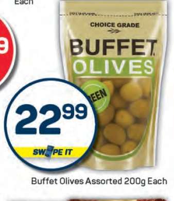 Buffet Olives Assorted 200g Each