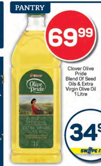 Clover Olive Pride Blend Of Seed Oils & Extra Virgin Olive Oil 1 Litre