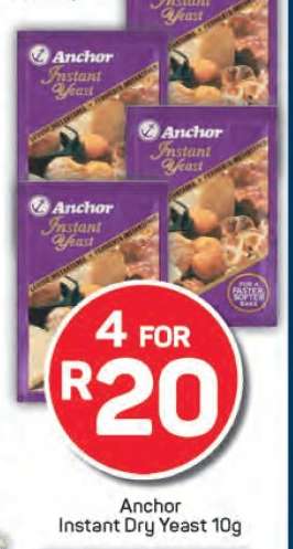 Anchor Instant Dry Yeast 10g