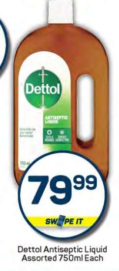 Dettol Antiseptic Liquid Assorted-750ml Each