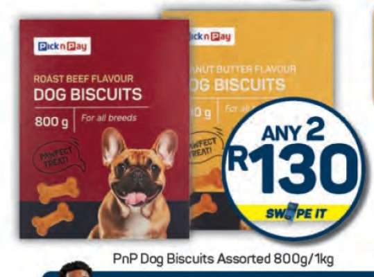 PnP Dog Biscuits Assorted 800g/1kg