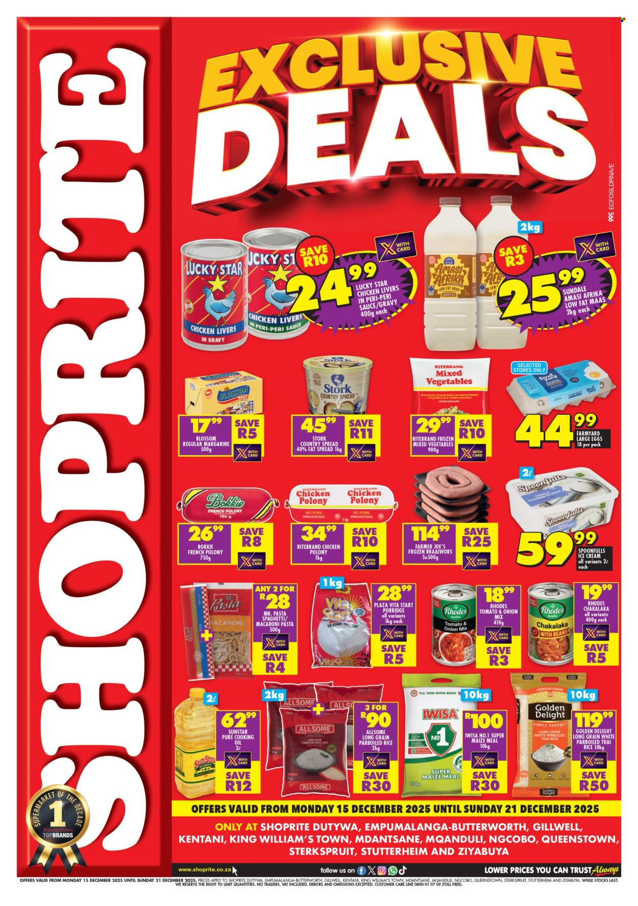 Shoprite specials - 15/12/2025 - 21/12/2025. Page 1