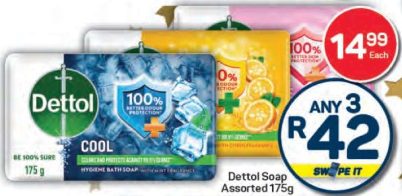 Dettol Soap Assorted 175g
