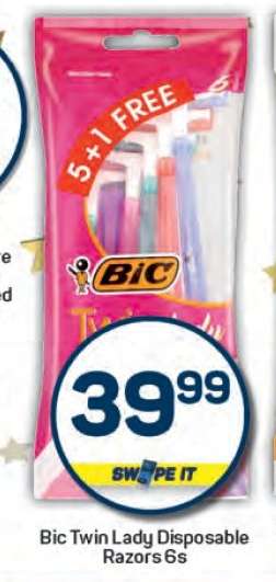 Bic Twin Lady Disposable Razors 6s