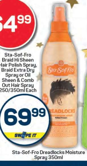 Sta-Sof-Fro Dreadlocks Moisture Spray 350ml