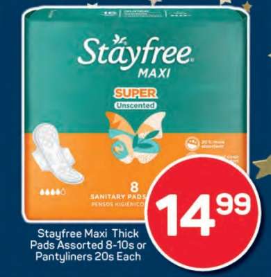 Stayfree Maxi Thick Pads