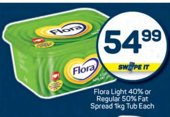 Flora Light 40% or Regular 50% Fat Spread