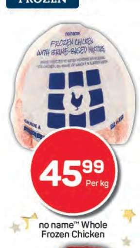 no name™ Whole Frozen Chicken