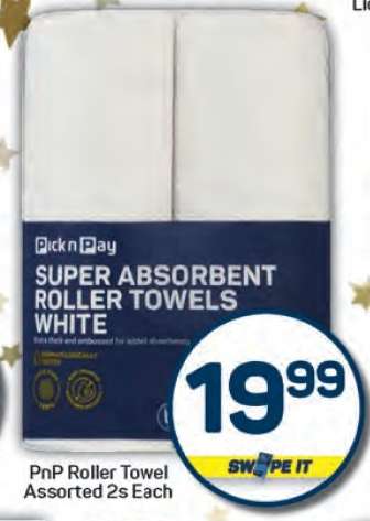 PnP Roller Towel Assorted 2s Each