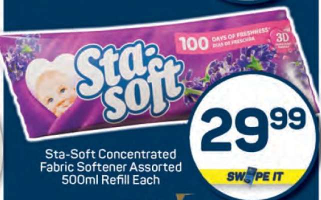 Sta-Soft Concentrated Fabric Softener Assorted