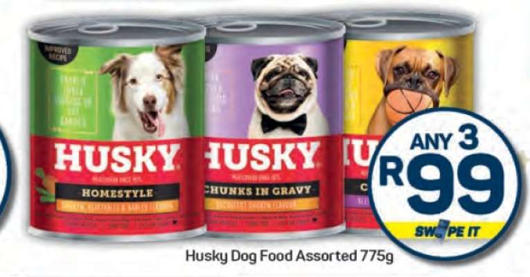Husky Dog Food Assorted 775g