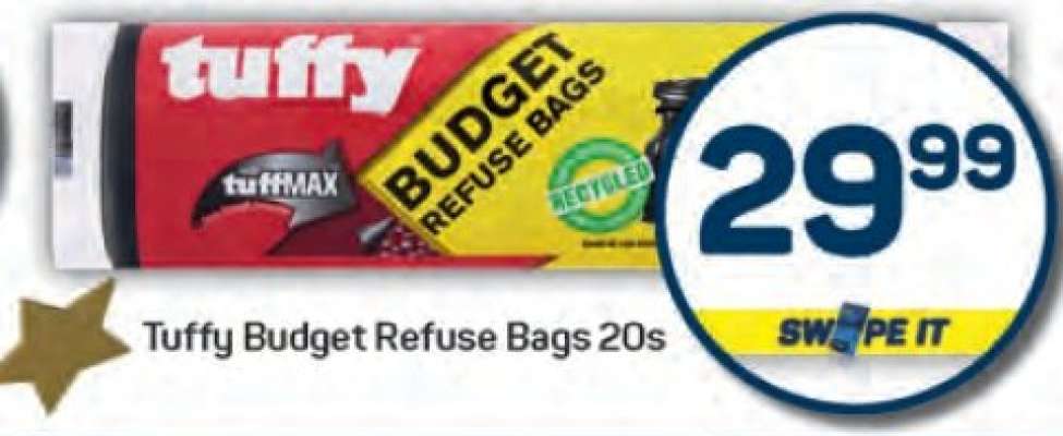 Tuffy Budget Refuse Bags 20s