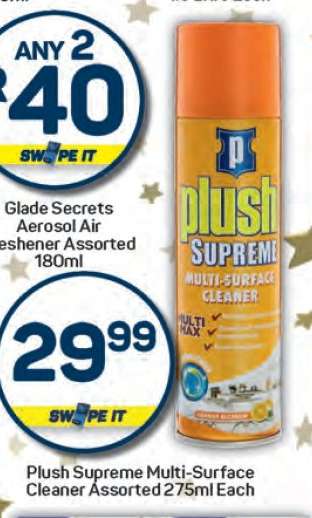 Plush Supreme Multi Surface Cleaner Assorted
