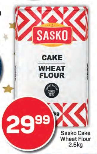 Sasko Cake Wheat Flour 2.5kg