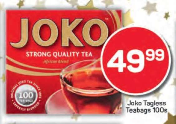 Joko Tagless Teabags 100s