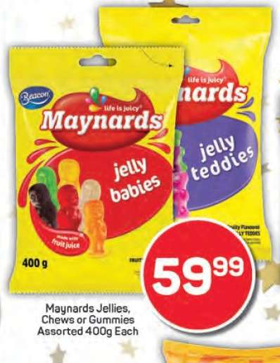 Maynards Jellies, Chews or Gummies