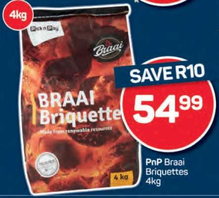 PnP Braai Briquettes 4kg