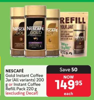 NESCAFÉ GOLD INSTANT COFFEE