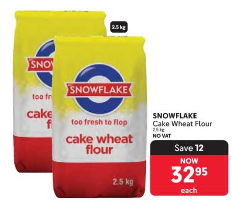 SNOWFLAKE CAKE WHEAT FLOUR