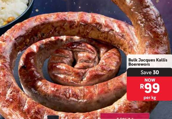 Bulk Jacques Kallis Boerewors