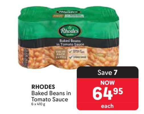 Rhodes Baked Beans in Tomato Sauce