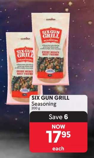 SIX GUN GRILL Seasoning