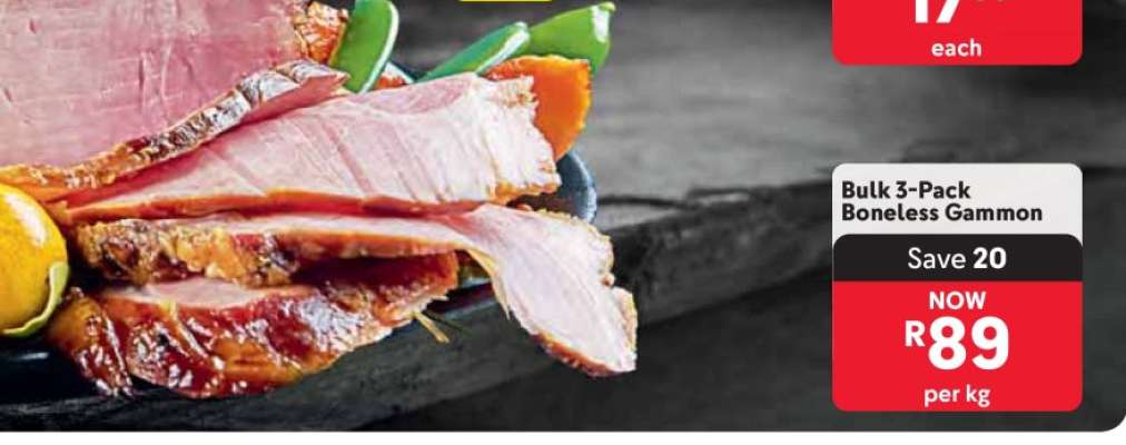 Bulk 3-Pack Boneless Gammon