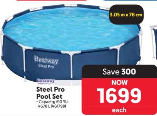 Steel Pro Pool Set
