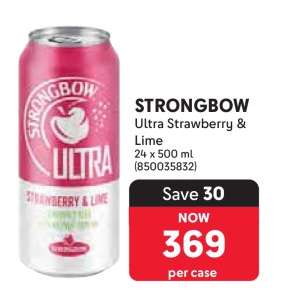 STRONGBOW Ultra Strawberry & Lime